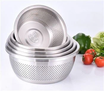 Vas de spălat orez din oțel inoxidabil